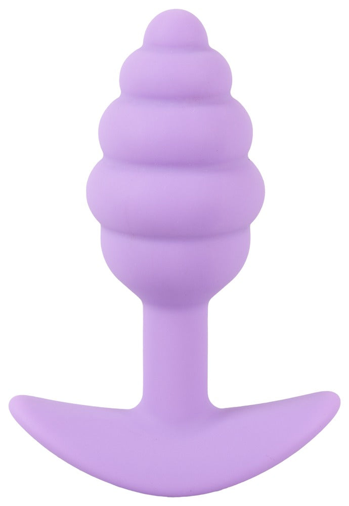 Cuties Mini Butt Plug – Grooved Silicone Plug with Gentle Tip & Safe Stopper