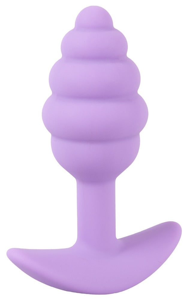Cuties Mini Butt Plug – Grooved Silicone Plug with Gentle Tip & Safe Stopper