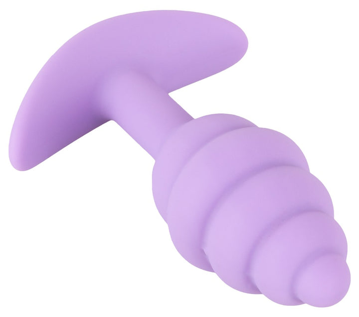 Cuties Mini Butt Plug – Grooved Silicone Plug with Gentle Tip & Safe Stopper