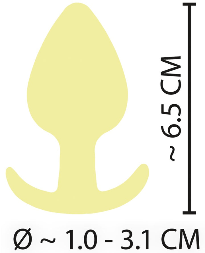 Cuties Mini Butt Plug – Cone‑Shaped Silicone Plug with Gentle Tip & Safe Stopper