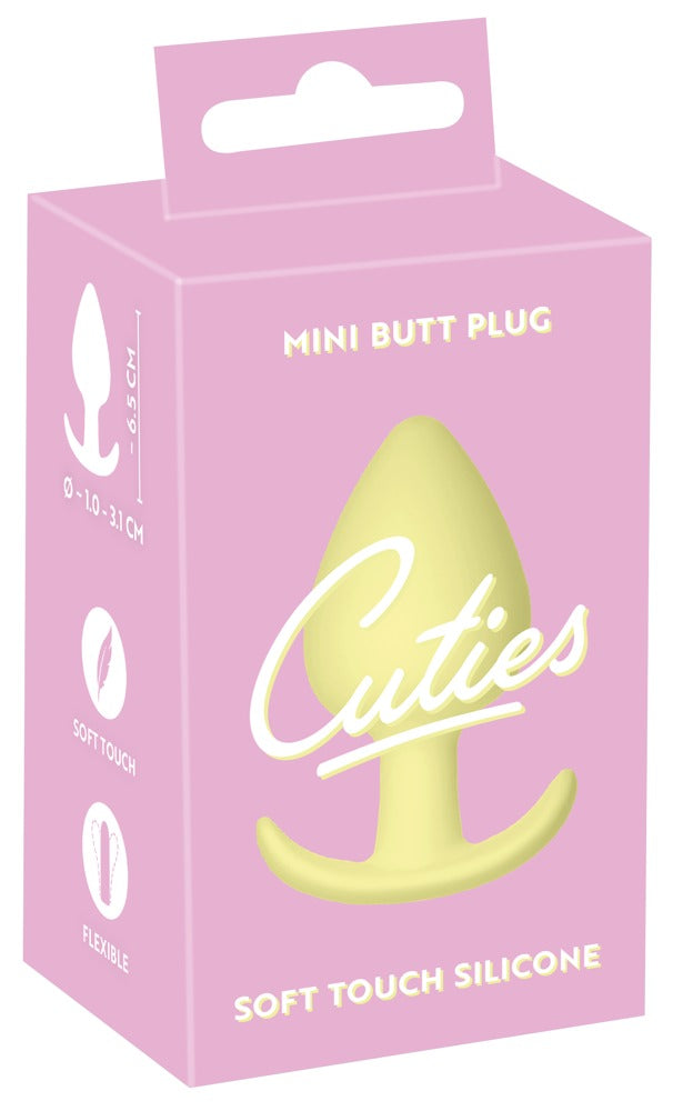 Cuties Mini Butt Plug – Cone‑Shaped Silicone Plug with Gentle Tip & Safe Stopper