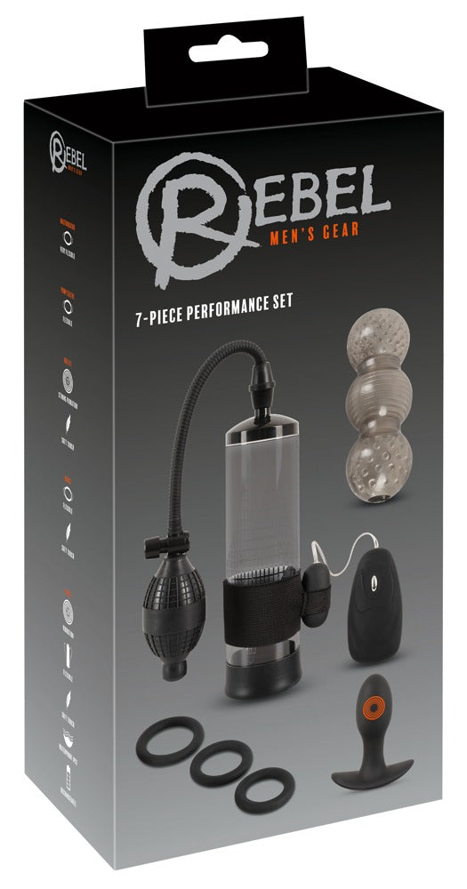 Men’s 7-Piece Training & Pleasure Set – Penis, Prostata & Erektion i Perfekt Balance