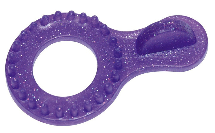 7‑Piece Glittering Purple Sex Toy Set – Vibrator with Attachments, Anal Beads, Love Balls, Cock Ring & Dildo