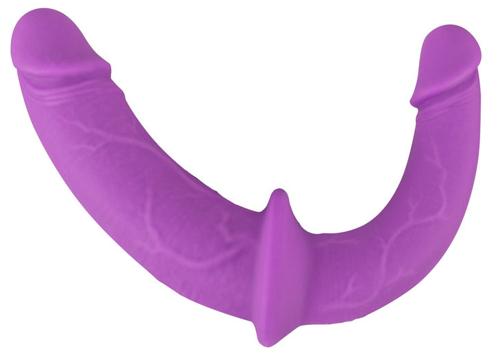 Sweet Smile realistisk double dildo med markerede årer og formet hoved i begge ender