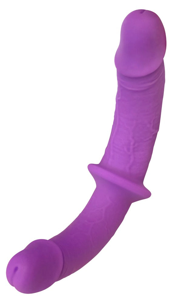 Sweet Smile dobbeltdildo med 14,5 cm og 15 cm indførbare ender