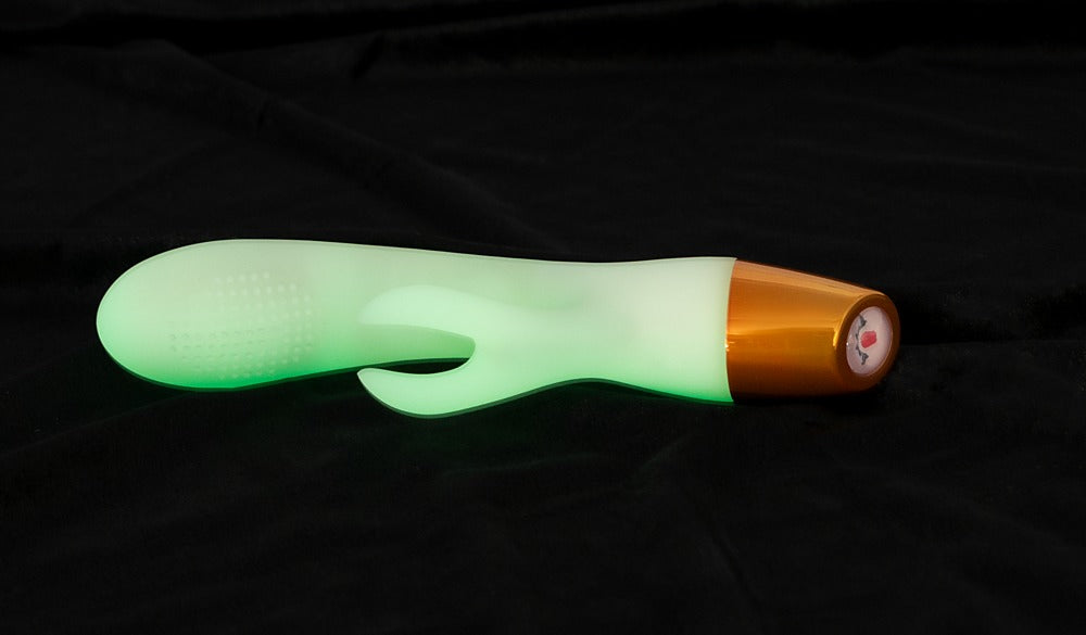 Glow in the Dark Rabbit Vibrator – Lysende Nydelse i Mørket - EternaNordic