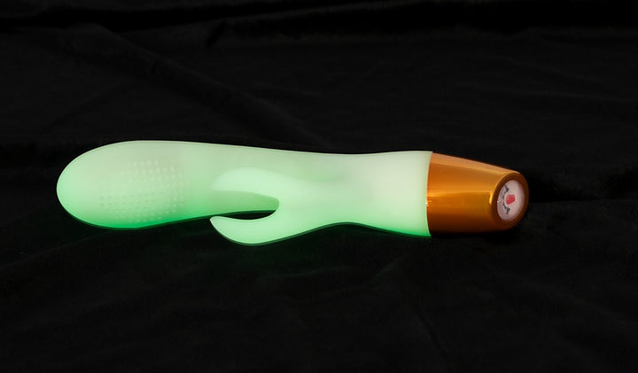 Glow in the Dark Rabbit Vibrator – Lysende Nydelse i Mørket - EternaNordic