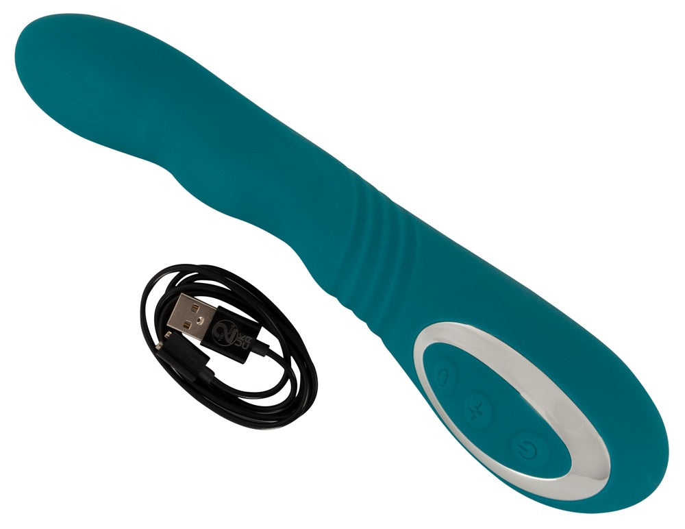 Sweet Smile Rotating G-Spot Vibrator med buet skaft og Soft Touch-silikone