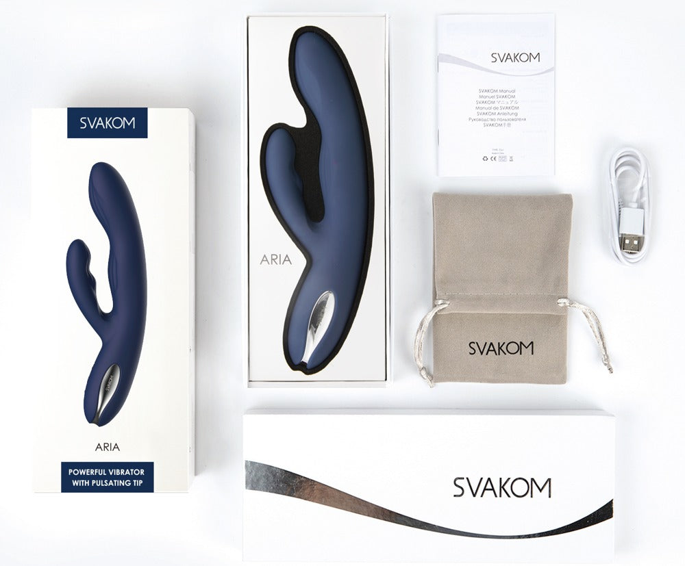 SVAKOM Aylin – Rabbit Vibrator med Pulserende Spids - EternaNordic