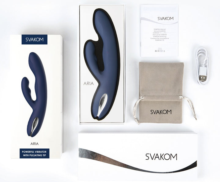 SVAKOM Aylin – Rabbit Vibrator med Pulserende Spids - EternaNordic