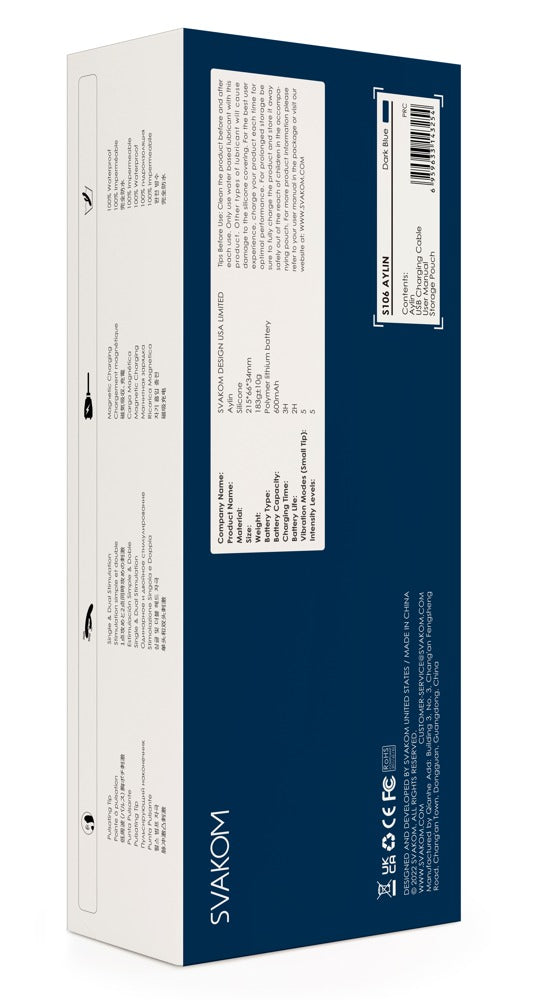 SVAKOM Aylin – Rabbit Vibrator med Pulserende Spids - EternaNordic