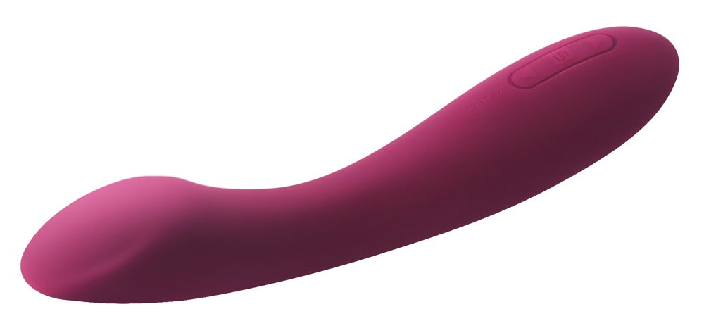 Ergonomisk buet G-punktsvibrator med flad spids til præcis stimulation