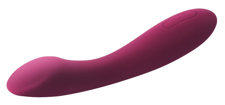 Ergonomisk buet G-punktsvibrator med flad spids til præcis stimulation