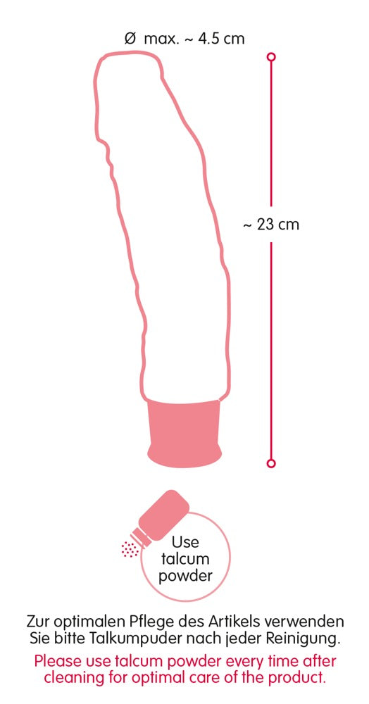 Big Vibe Realistic Vibrator – Naturtro, Fyldig & Intens (Nature Skin) - EternaNordic