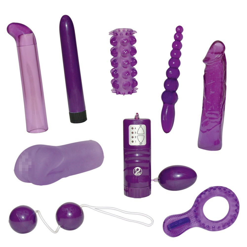 Purple Love Toy Set – 9-Piece Starter Kit for Diverse Pleasure