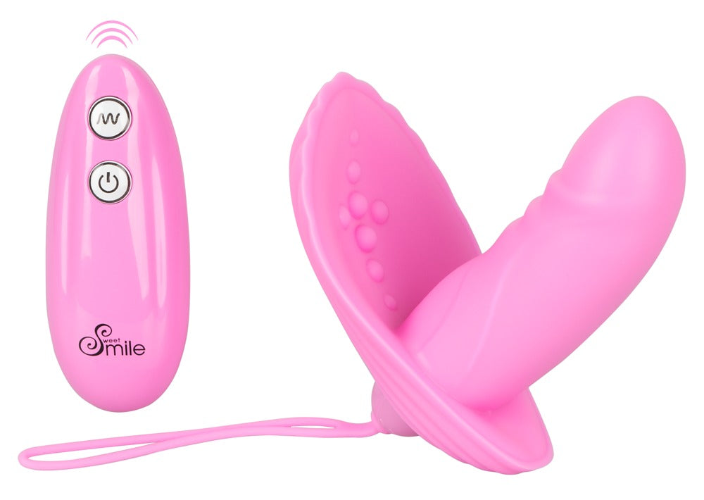 Panty vibrator med stimulerende prikker og aftagelig bullet