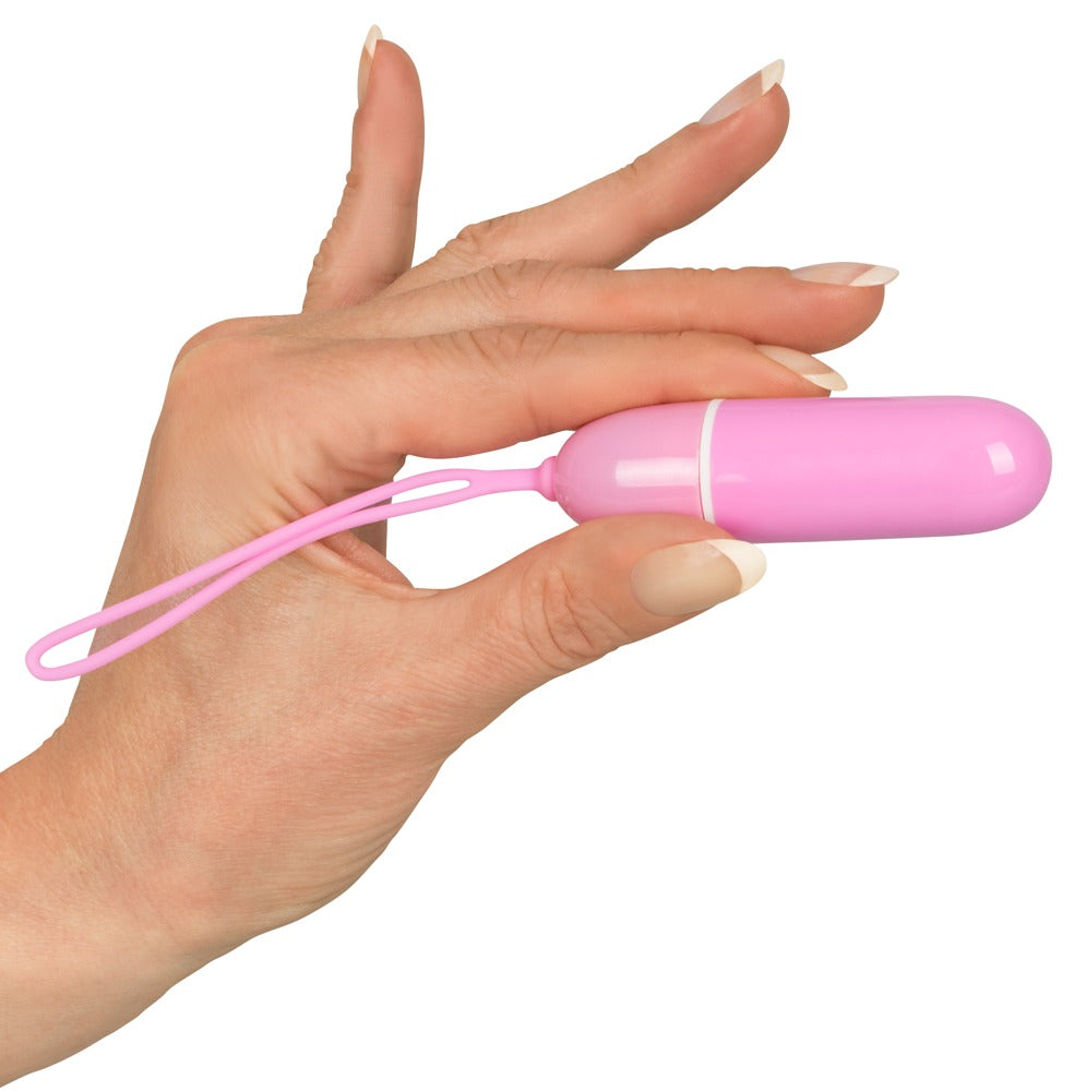 Diskret bærbar vibrator i blød silikone