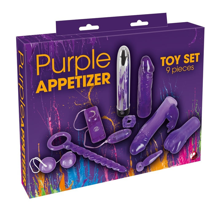 Purple Appetizer 9-Piece Toy Set – For Curious Beginners & Adventurous Couples