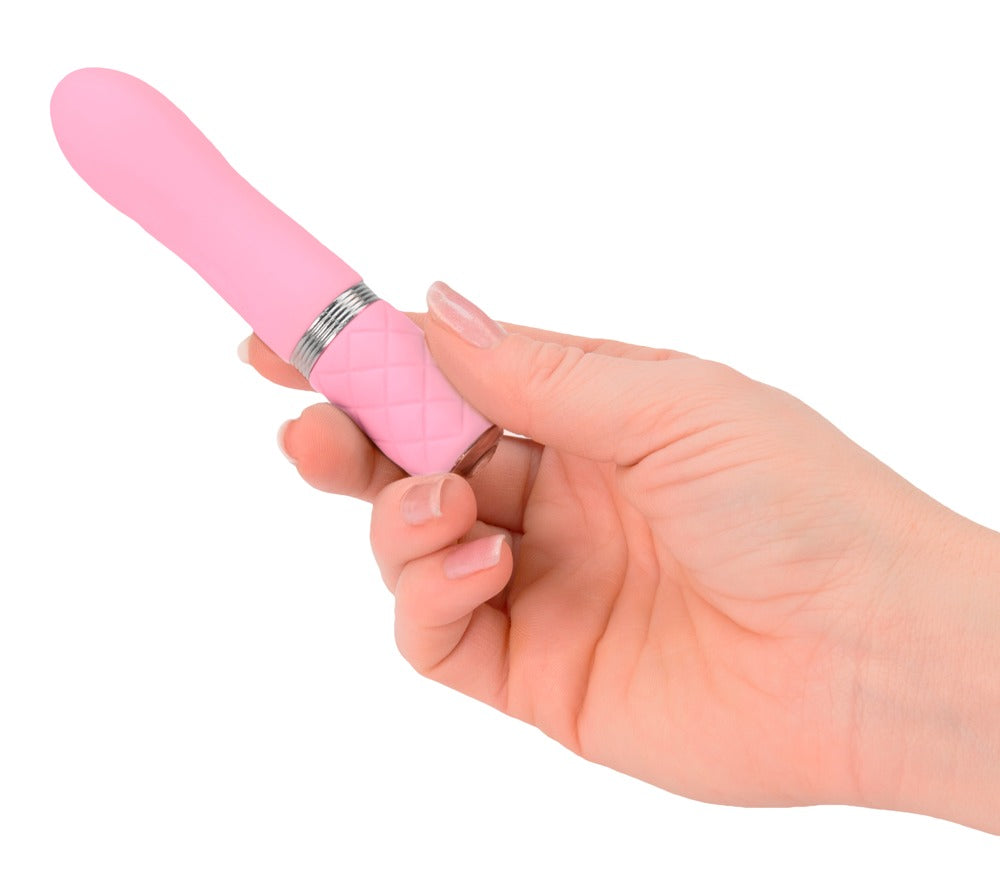 Flirty mini vibrator med Swarovski-krystal og Soft Touch-overflade