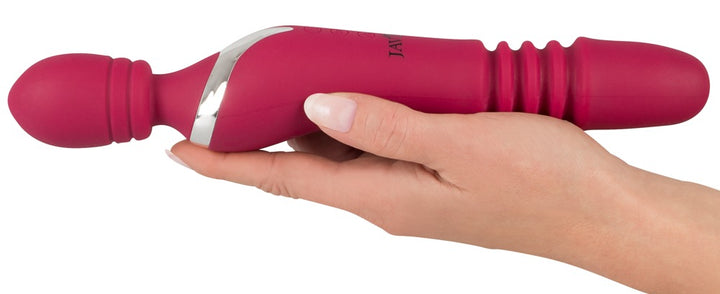 Javida Warming &amp; Thrusting Vibe massagestav med varmefunktion og bevægeligt hoved