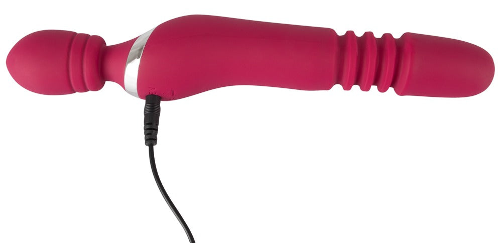 Massage wand med varmefunktion, 7 vibrationsmønstre og 3 thrusting-hastigheder