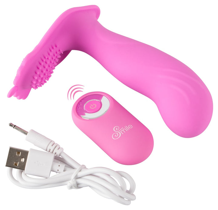 Sweet Smile trussevibrator med 10 vibrationsmodes til intern og ekstern stimulation