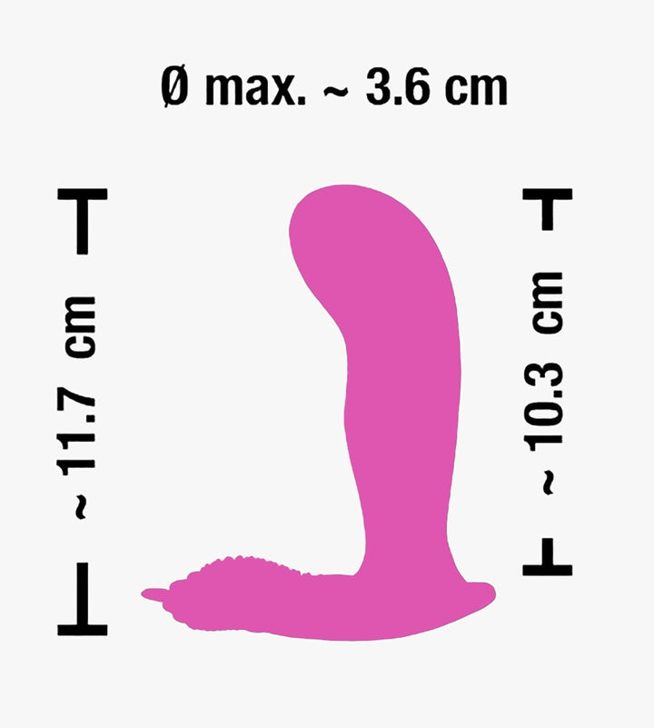 Sweet Smile genopladelig panty vibrator med USB-opladningskabel