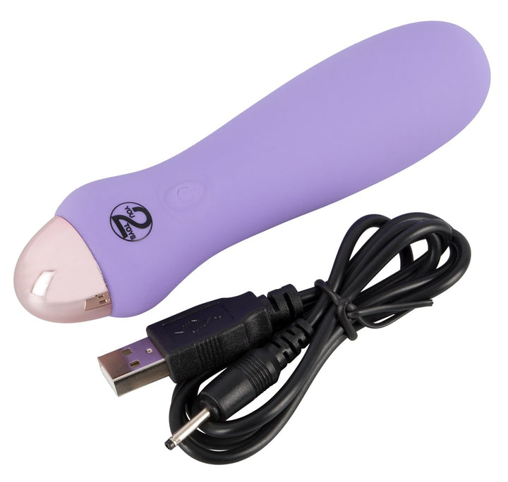 Kompakt mini vibrator i blød silikone