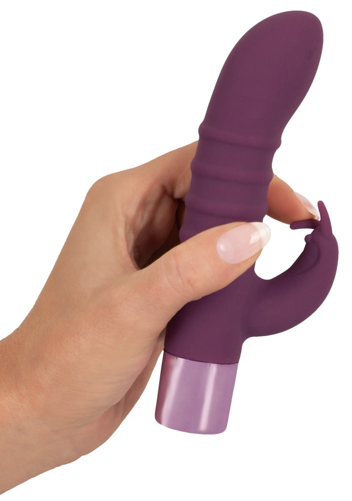 Lille rabbit vibrator i silkeblød silikone