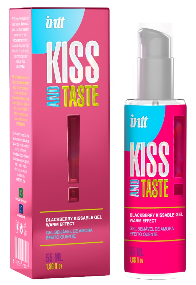 Blackberry Kissable Gel – Spiselig Varmende Gel med Brombær (55 ml)