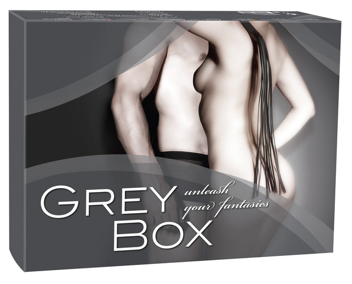Grey Box 9‑Piece Bondage & Pleasure Set – Inspired by the Bestseller Trilogy | Beginner’s Kit