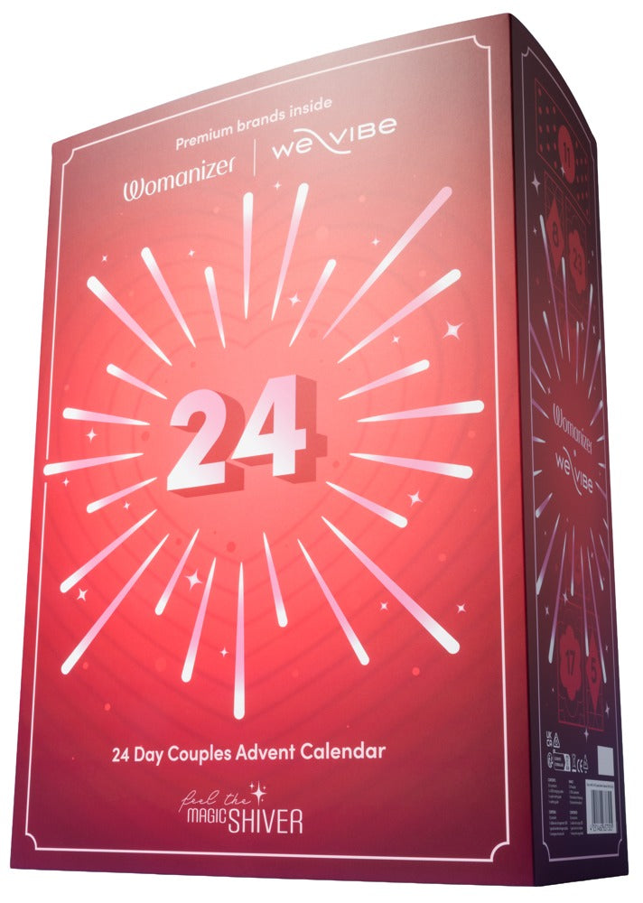 Erotisk julekalender 2026 til par med app-styret We-Vibe og Womanizer