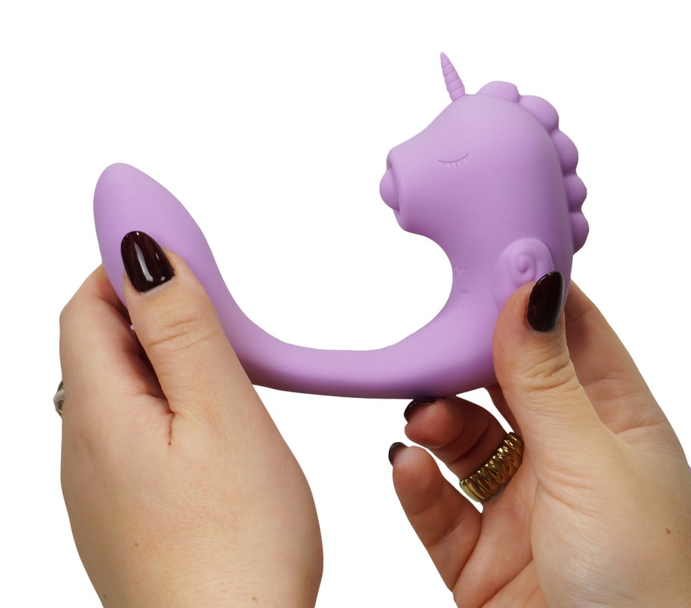 Dual vibrator med indre vibration og ydre bankende massage