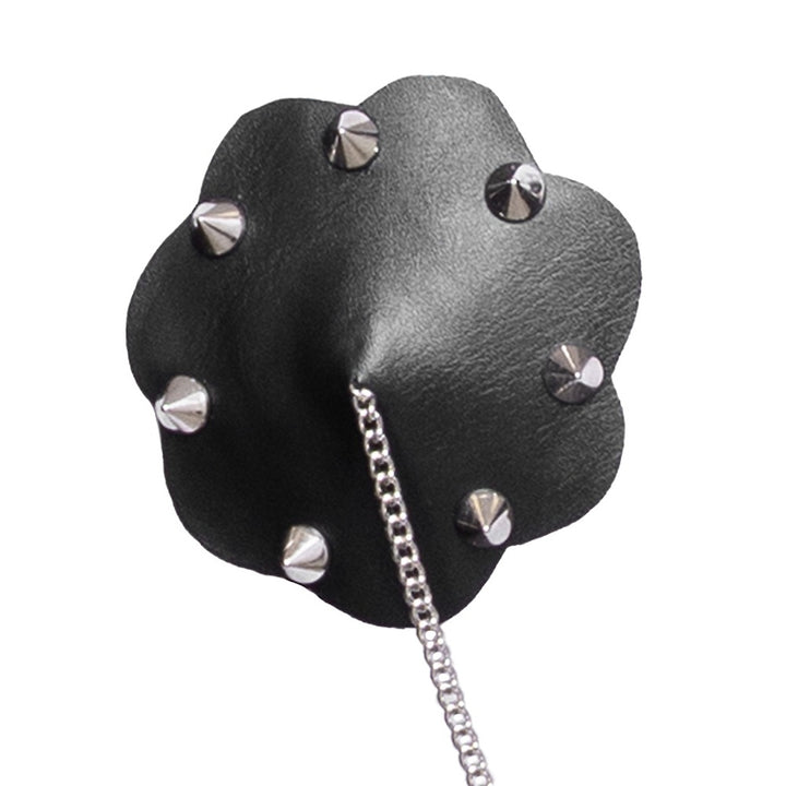 Bad Kitty nipple covers med kæde og sølvfarvede spikes