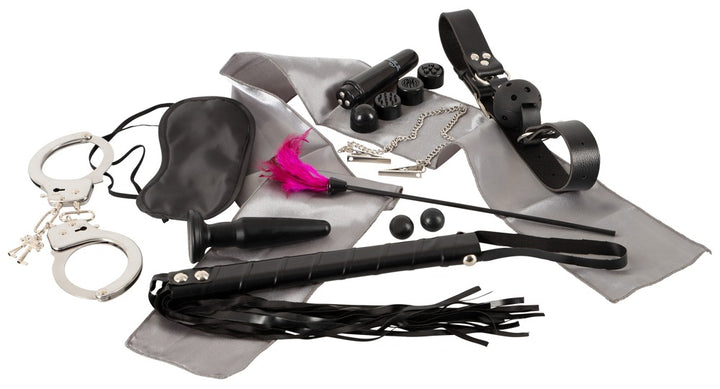 10-delt bondage og pleasure kit til par