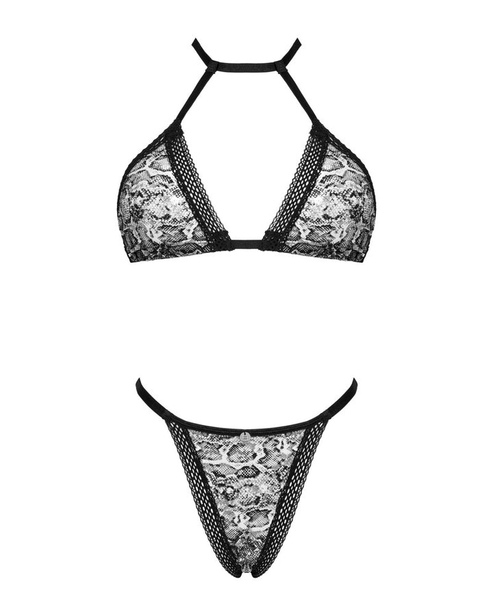 Lingerie Sæt med Dyreprint & Blonde