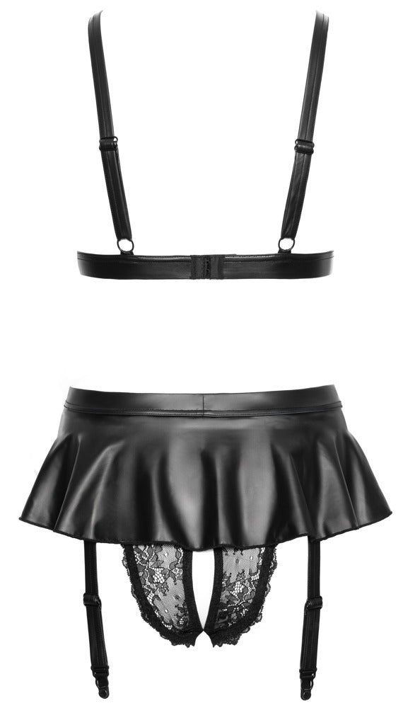 Trådløs BH & Åbne Hoftebukser med Selestropper