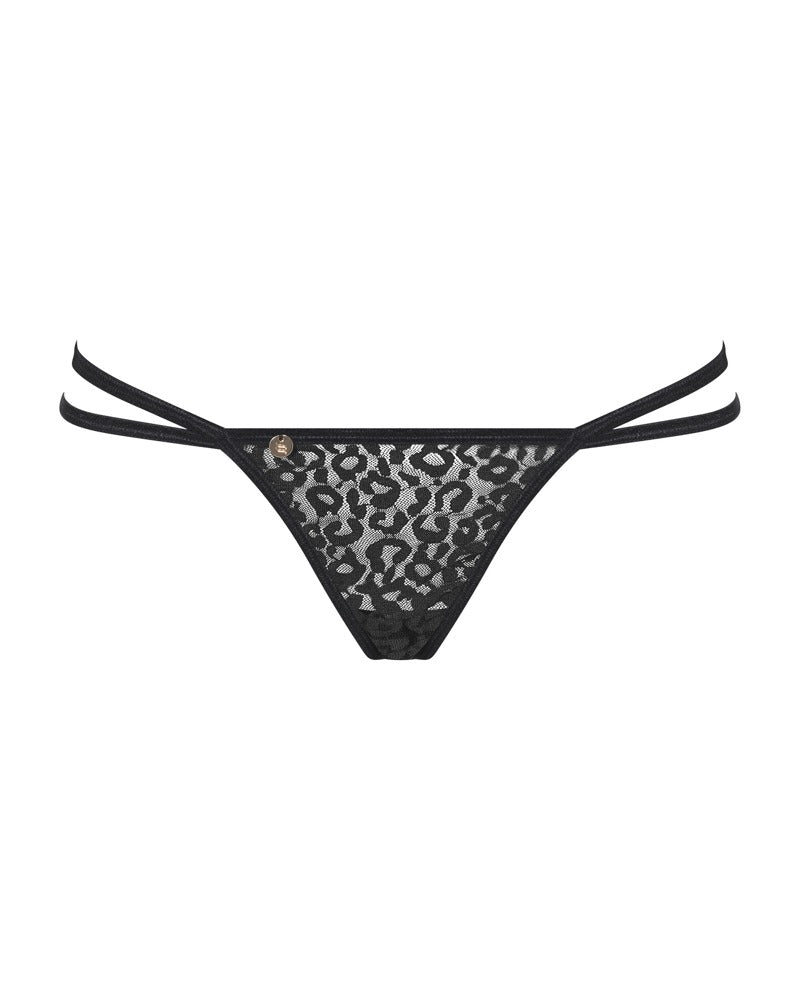 Leopard Mesh Tanga