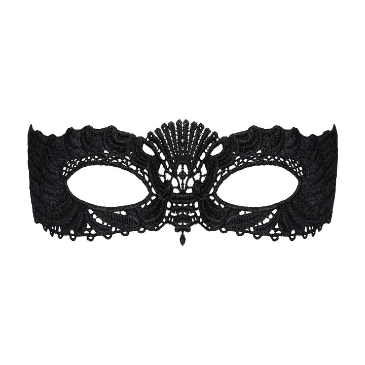 Black Guipure Seduction Mask