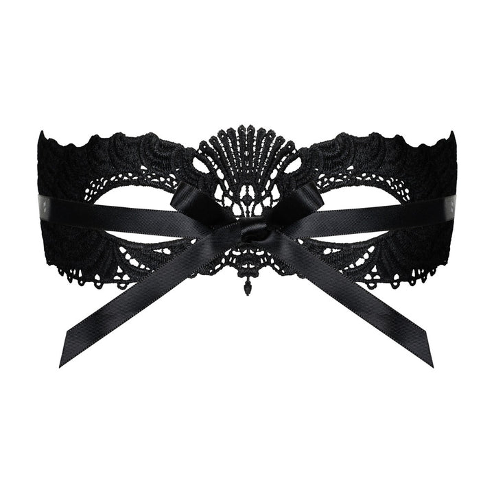 Black Guipure Seduction Mask