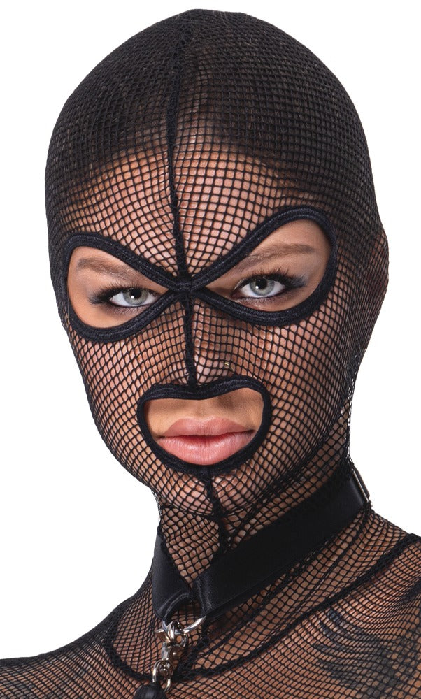Net Basque med Hovedmaske & Choker – Bad Kitty - EternaNordic