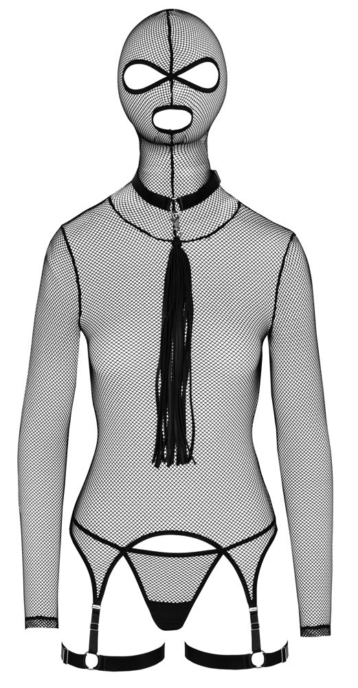 Net Basque med Hovedmaske & Choker – Bad Kitty - EternaNordic