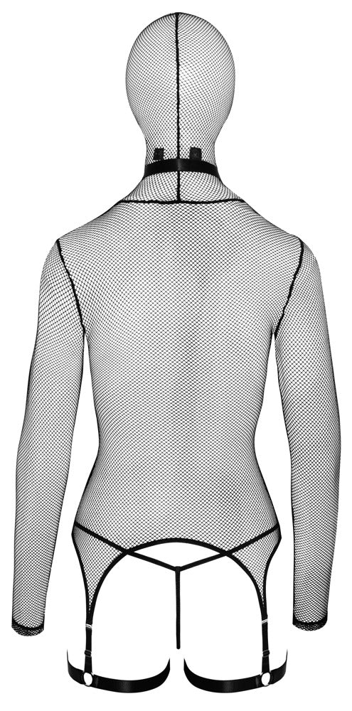 Net Basque med Hovedmaske & Choker – Bad Kitty - EternaNordic