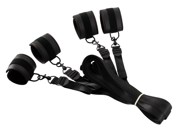 Vegan Bondage Sengestrop Sæt