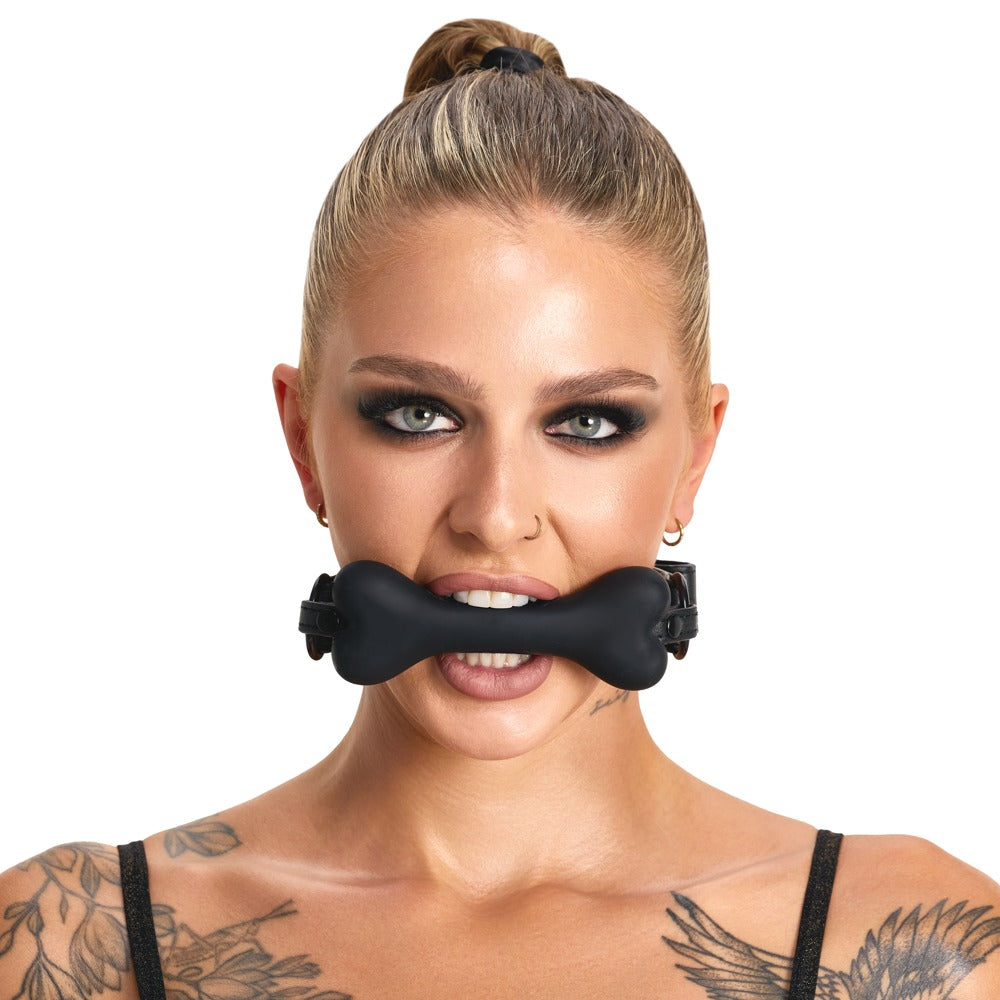 Bad Kitty Dog Bone Gag i Silikone