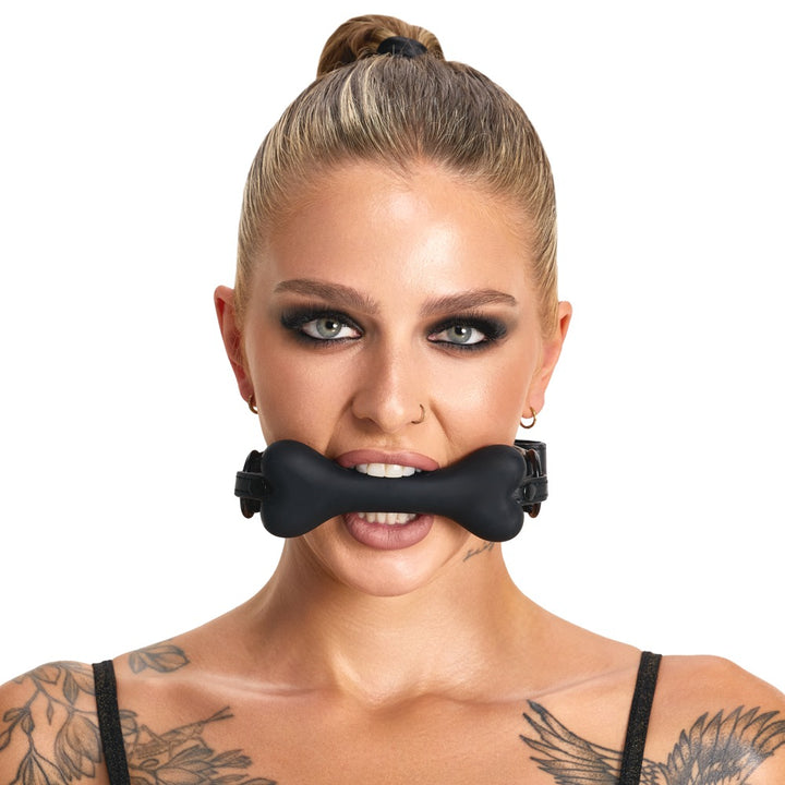 Bad Kitty Dog Bone Gag i Silikone