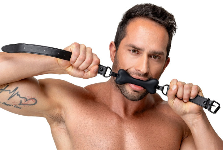 Bad Kitty Dog Bone Gag i Silikone