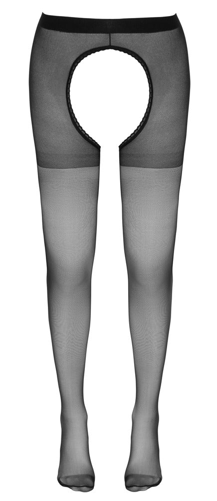 Cottelli LEGWEAR ouvert strømpebukser – helt åbent skridt og bagdel