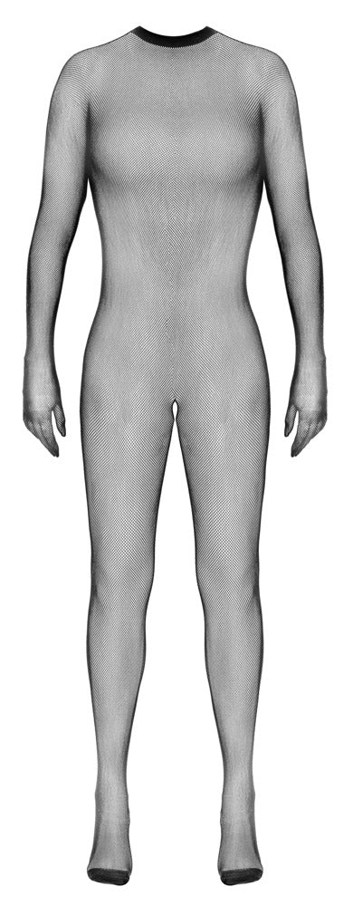 Åben Net Catsuit med Handsker & Foddel - EternaNordic