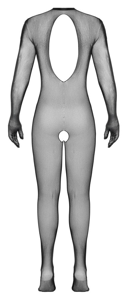 Åben Net Catsuit med Handsker & Foddel - EternaNordic